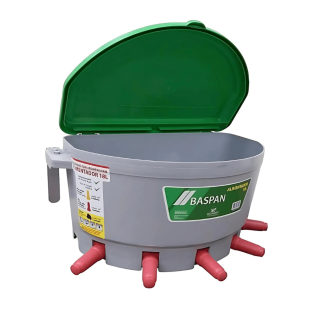 Alimentador 18lts Baspan 5 Bicos C/tampa 40018 Alimentador 18lts Baspan 5 Bicos C/tampa 40018