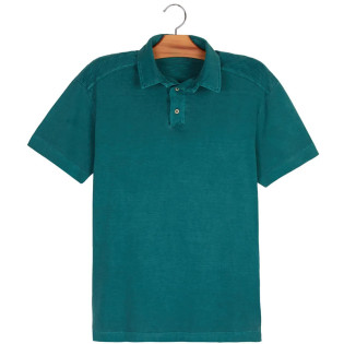 Camisa Polo Verde Ardosia
