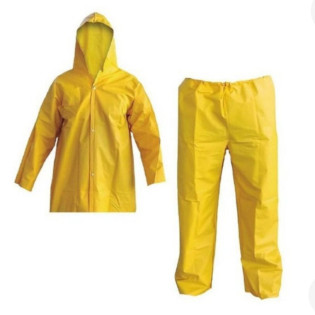 Conj.pvc Chuva C/f Amarelo g