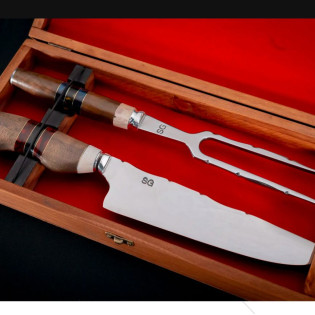 Conjunto Churrasco 5mm Inox 10