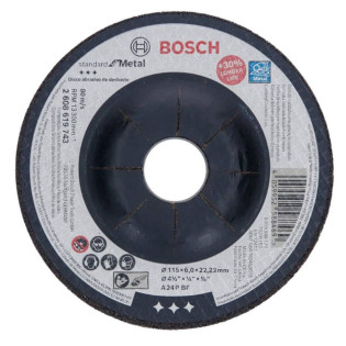 Disco de Desbaste Std For Metal 180x6mm Cod 2608619744