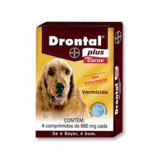 Drontal Plus Carne 4 Comp. (Praziquantel)