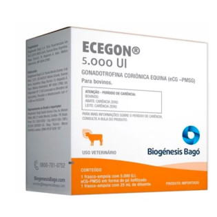 Ecegon 25 ml (Gonadotro­na Coriônica Equina(ecg/pmsg)/solução Cloreto de Sódio 0,9%)
