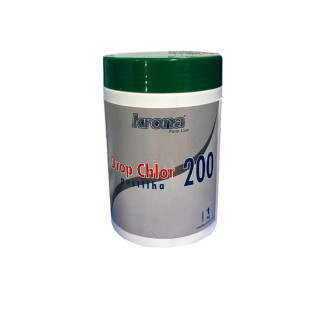 Krona Drop Chlor 1 lt (Tricloro S-triazina-triona(90%cloro Astivo) Ácido Dicloroisocianúrico)
