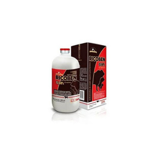 Ricoben 13,60 % 250ml (Sulfoxido de Albendazol-13,6 g)