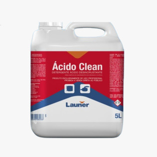Ácido Clean - 5l (Ácido Fosfórico/ácido Nitrico/sequestrante/tensoativo)