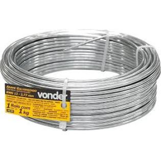 Arames Galvanizados - Bwg 18 - Vonder - 74 91 018 000