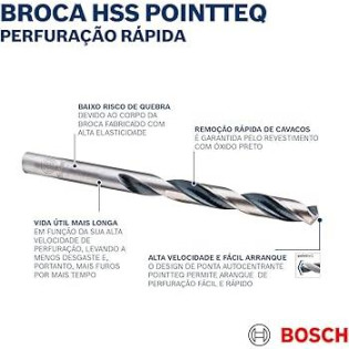 Broca Hss Pointeq 10.5mm 2608577273000