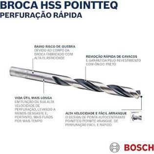 Broca Hss Pointeq 11.0mm 2608577278000