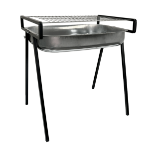 Churrasqueira Inox Desmontável Grilazer 590x380mm - Grilazer - Ch0001