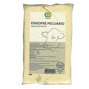 Enxofre Ventilado 1kg (Carbonato de Calcio)