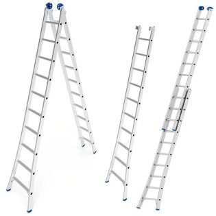 Escada Extensiva Mor 2x12 Maxima 6,17 Metros Cod 05208