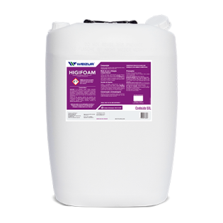 Higifoam - Weizur - 50l (Hidróxido de Sódio, Hipoclorito de Sódio, Agente Espumante e Veículo) Higifoam - Weizur - 50l (Hidróxido de Sódio, Hipoclorito de Sódio, Agente Espumante e Veículo)